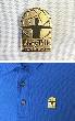Gold-Plated BodyTalk lapel pins (2cm x 3cm) with magnetic